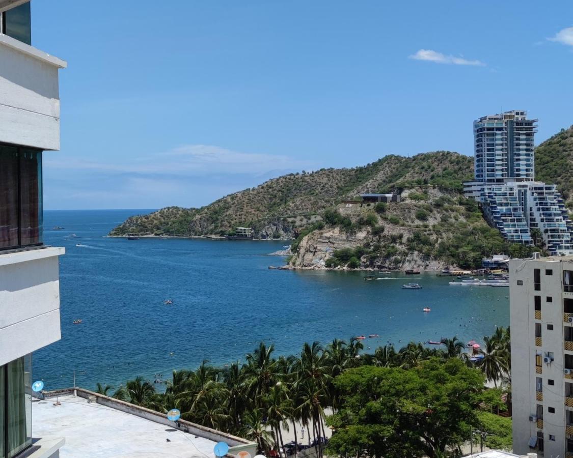 Condominio Al Frente De La Playa El Rodadero! Amplio Y Hermoso Apartamento Santa Marta Dış mekan fotoğraf